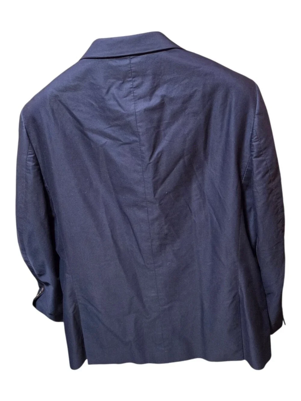 J. Crew Thompson Navy Blue Cotton Blazer Sport Coat Mens Suit Jacket Sizr 46R